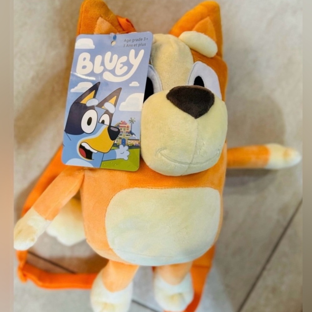 Bluey Bingo Plush Backpack, Bingo Light-Up Bracelet and Bingo Sunglasses - Picture 6 of 12